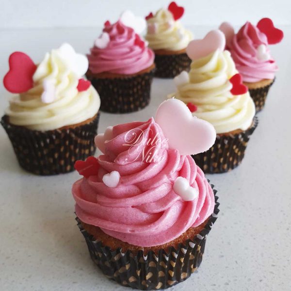 Cupcakes Corazones - Tienda de Dulces y Repostería