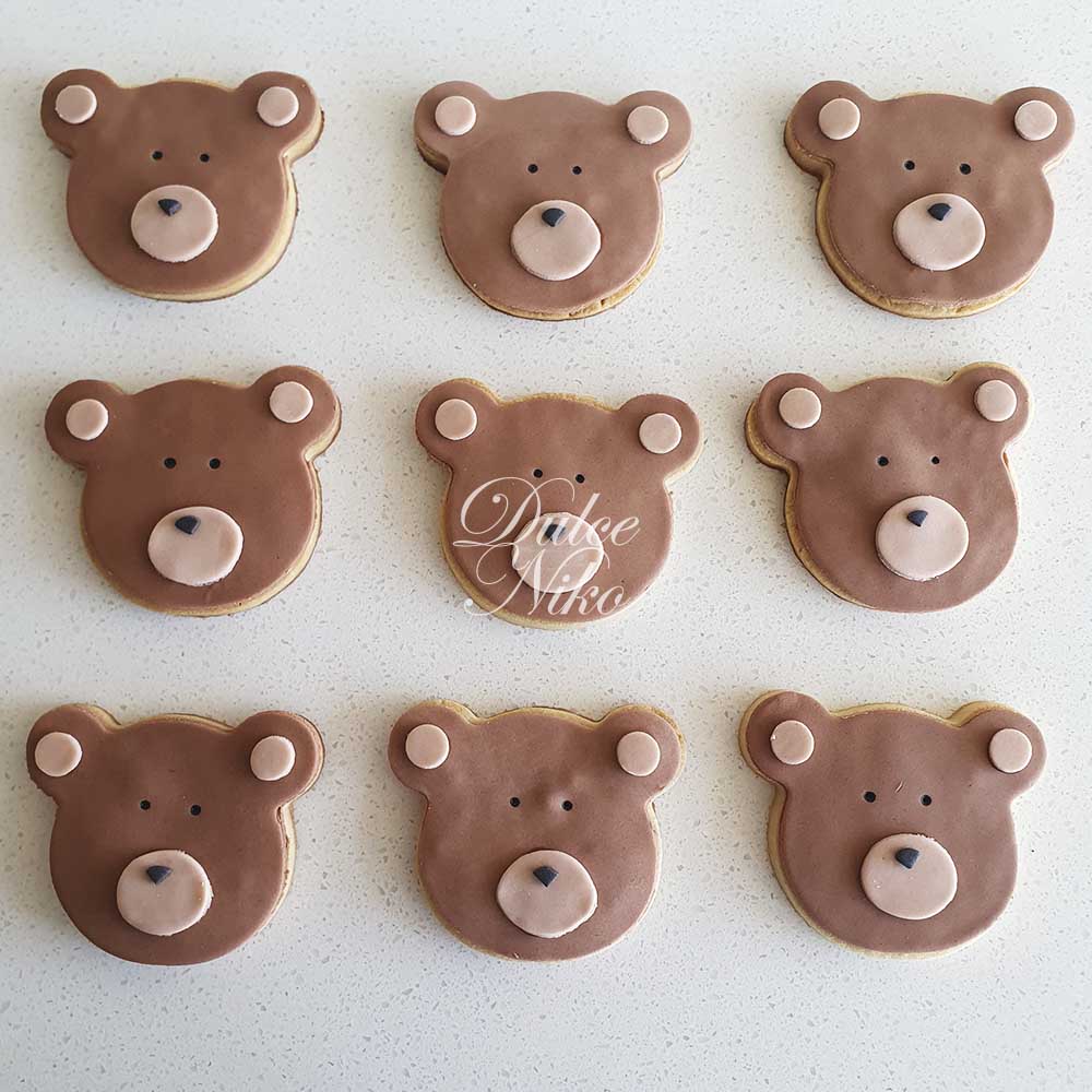 Galletas de Oso con Fondant - Tienda de Dulces y Repostería