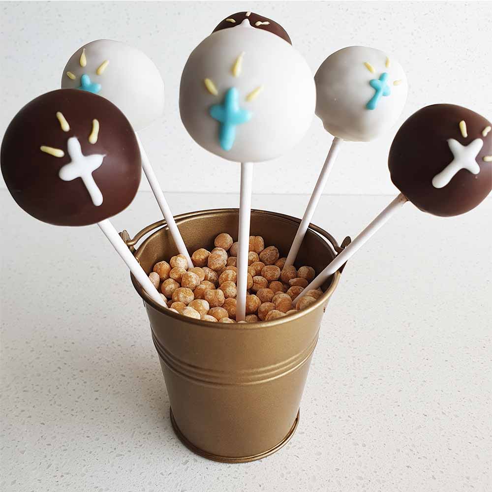 CakePops Cruces Bautizo - DulceNiko