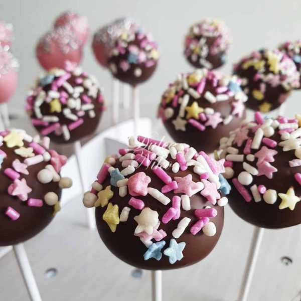 CakePops Estrellitas Fugaces - DulceNiko