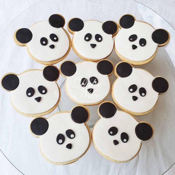 Galletas de Oso Panda - DulceNiko