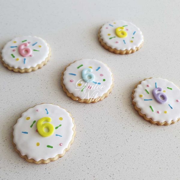 Galletas Números Mundo Unicornio - Tienda de Dulces y Repostería