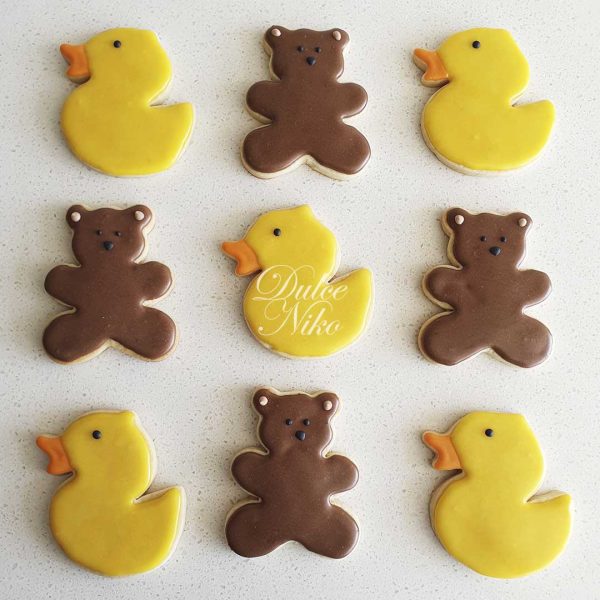 Galletas Patitos y Ositos - DulceNiko - Repostería y Dulces