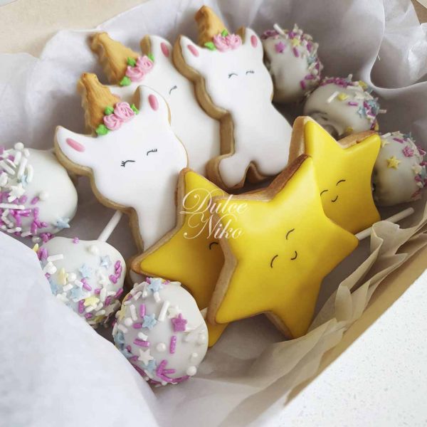 cajita regalo unicornios