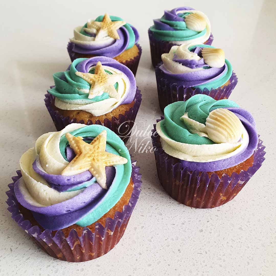 cupcakes marinos - dulceniko